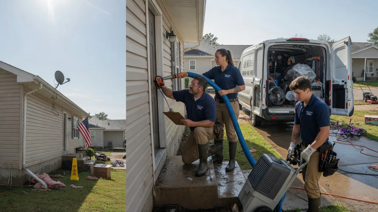Ceiling Water Damage Restoration in Dixmont, ME near me